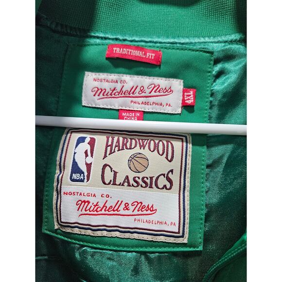 Mitchell & Ness Boston Celtics Hardwood Classics Jacket Zip 4XL - Picture 9 of 16